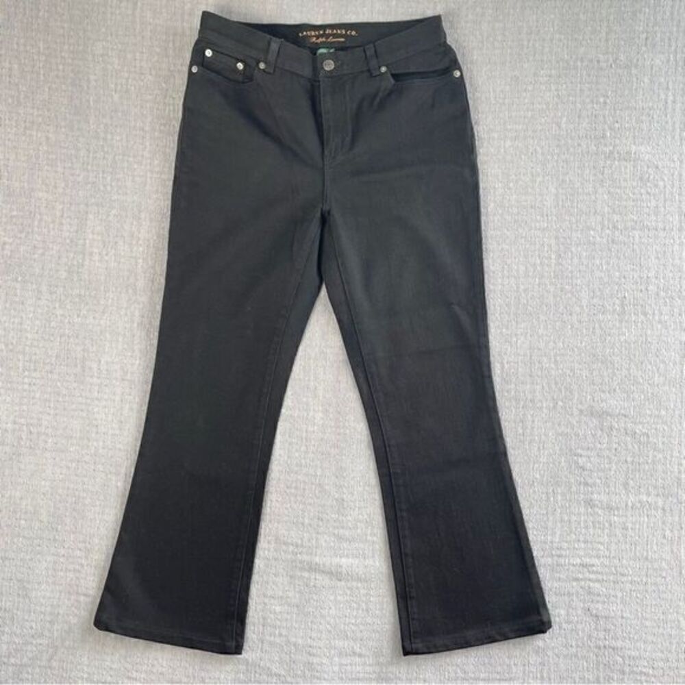 Lauren Ralph Lauren Black Denim Bootcut Jeans Women’s Size 6P